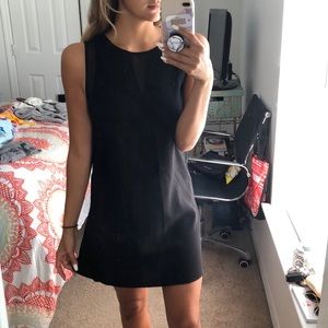 Black shift dress